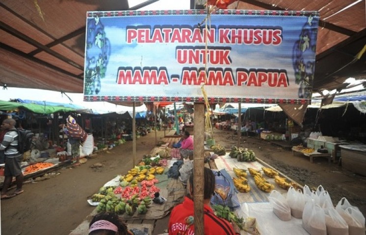 Ada Pemalangan, Peresmian Pasar Mama Papua Tetap Jalan
