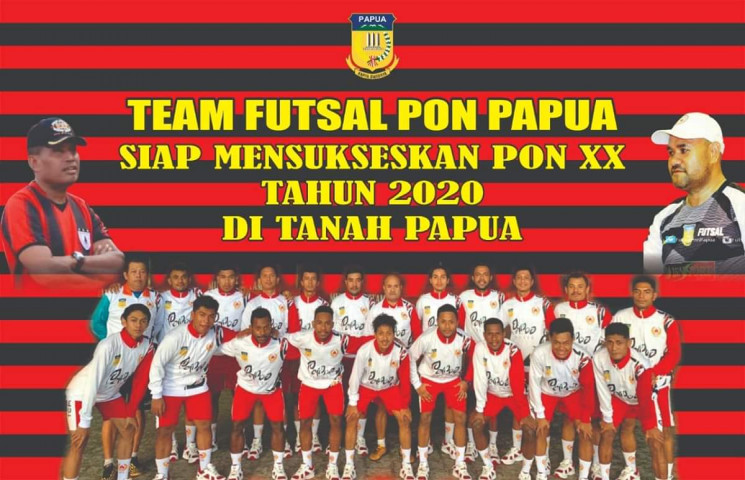 Tim Futsal PON Papua Sudah Bertolak Ke Padang 