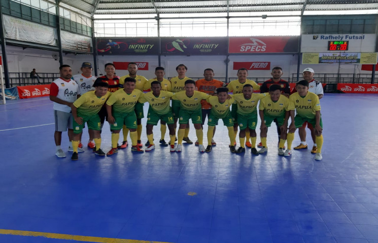 Tim Futsal PON  Papua Akan Di Tantang Pra-PON Sumatera Barat Pada Laga 4 Besar Besok