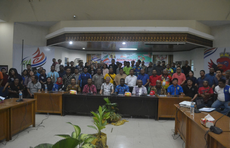 Bidang Pertandingan PB PON Lakukan Rapat Perdana Cek Kesiapan Menuju PON 2020