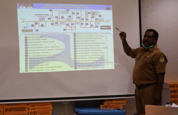 Progres Pengerjaan 38 Paket Jalan Alternatif PON Sudah 80 Persen