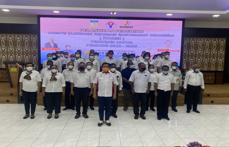 Pengurus Kormi Papua 2022 - 2026 Disahkan