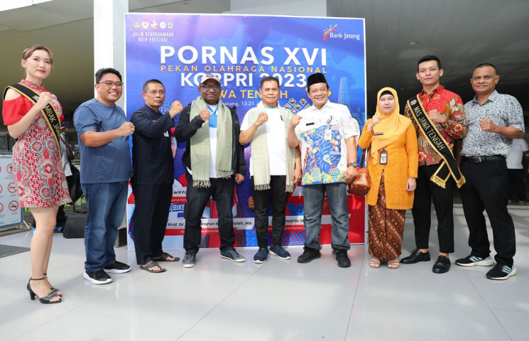Tiba di Semarang, Gubernur Ridwan Ingin Beri Suntikan Moral bagi Atlet