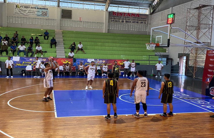 Basket Korpri Papua Lolos ke 16 Besar