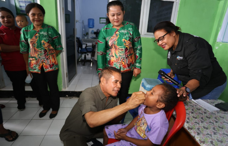 Cakupan Imunisasi Polio di Supiori 35 Persen, Pj Gubernur Minta Lebih Dipercepat