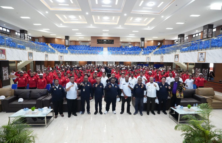 Kontingen Papua resmi Dilepas untuk berlaga di PON XXI Aceh - Sumut