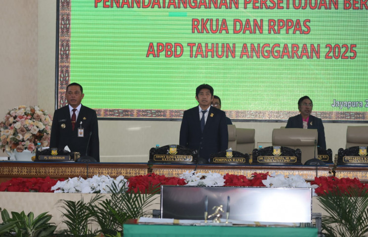 Penutupan Rapat Paripurna DPR Papua dalam Rangka Pembahasan RAPBD TA. 2025 dan RPJPD 2025-2045