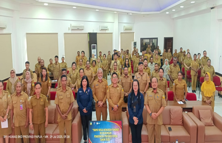 Rapat Kerja Kenaikan Pangkat ASN Pemprov Papua: Dorong Profesionalisme dan Netralitas Jelang PSU 2025