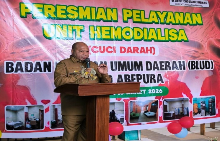 Gubernur Papua Minta Rumah Sakit Aktif Edukasi Penyakit Ginjal