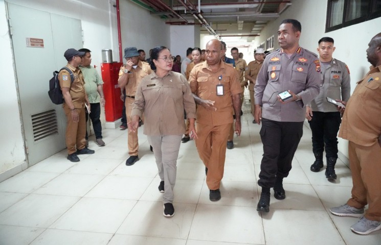 Hari ke-8 Tanggap Darurat, Pemprov dan Pemkot Jayapura Tinjau Kesiapan Relokasi Pengungsi Korban Kebakaran Mandala
