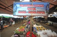 Ada Pemalangan, Peresmian Pasar Mama Papua Tetap Jalan