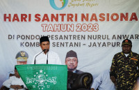 Penjabat Gubernur Papua Menghadiri Hari Santri Nasional Pengurus Wilayah Nahdatul Ulama (NU) Provinsi Papua