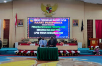 KUA Dan PPAS Provinsi Papua Tahun 2024 Ditanda Tangani Bersama Antara Pemerintah Dan Dewan