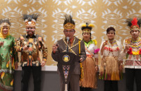 Pj Gubernur Limbong Terharu dengan Suasana Perayaan HUT RI di Papua